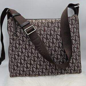 Dior Brown Oblique Canvas Messenger Bag